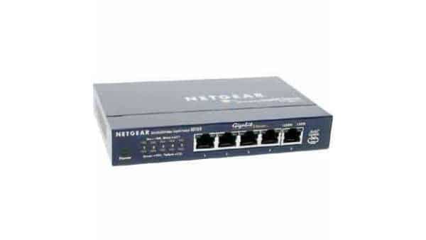 NetGear GS105GE Gigabit Ethernet Switch NetGear GS105GE Gigabit Ethernet Switch