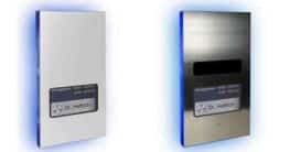 DoorLine Pro exclusive Color, rechts: DoorLine Pro exclusive Steel. Bildnachweis: Telegärtner